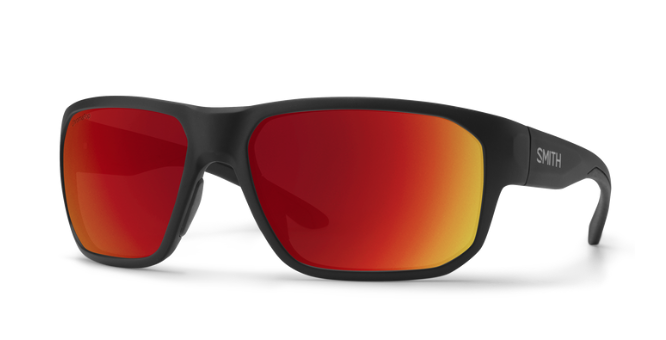 Smith Arvo (Matte Black/ChromaPop Polarized Red Mirror) Men's Sunglasses at  Switch Skateboarding