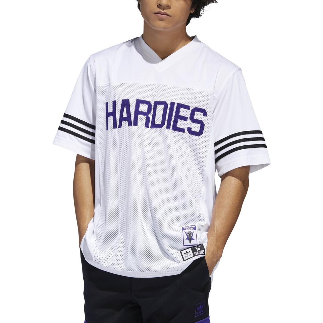 Adidas Hardies Jersey (White/Collegiate 