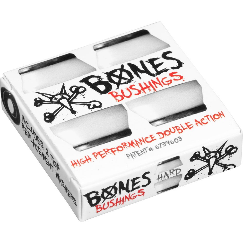 Bones Bones Hardcore Bushings Hard (White/Black) Hardware Bushings at  Switch Skateboarding