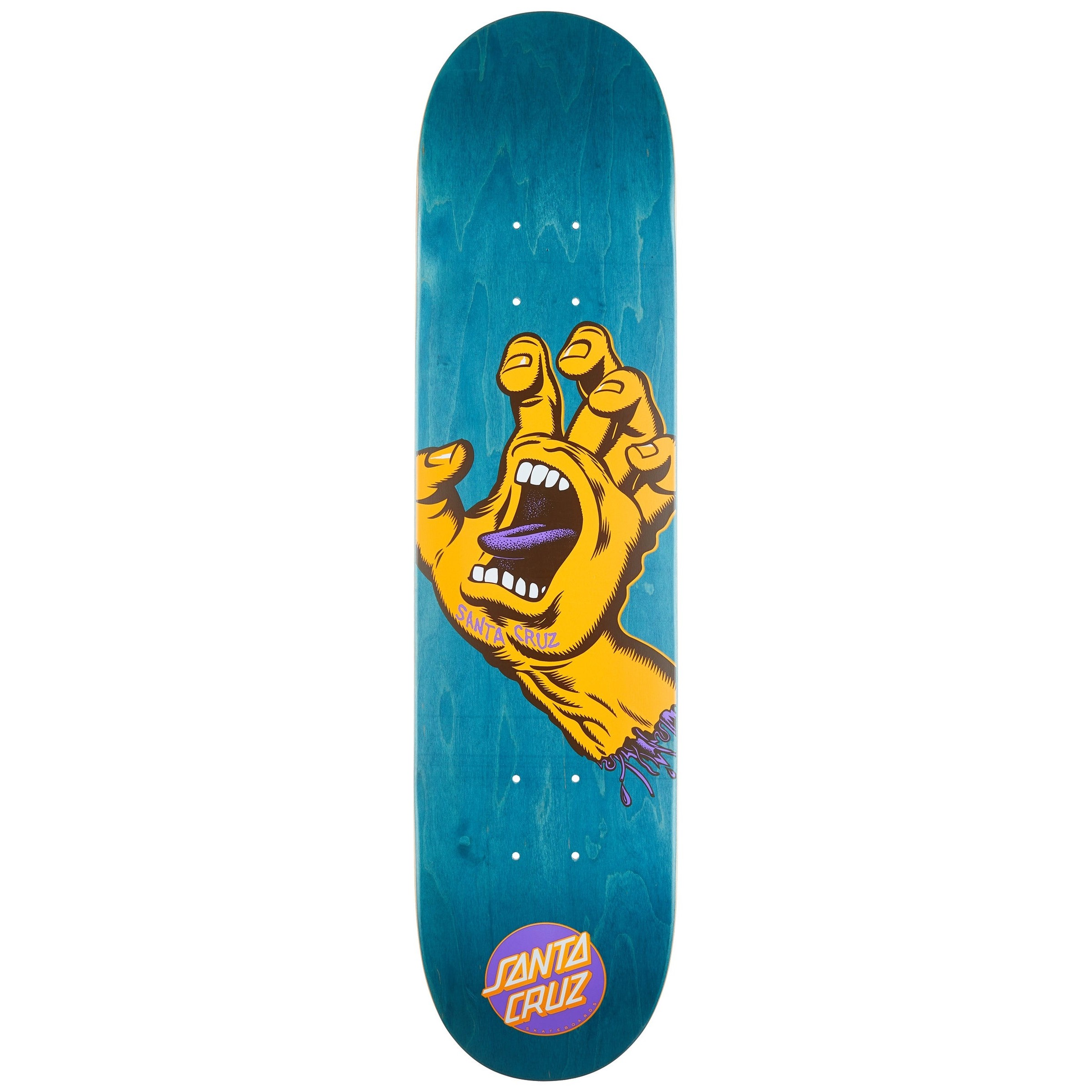 Santa Cruz Screaming Hand Deck (Blue Stain/Orange) Standard at Switch ...