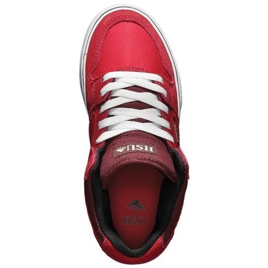 Emerica Hsu Youth (Red/White/Black) at Switch Skateboarding