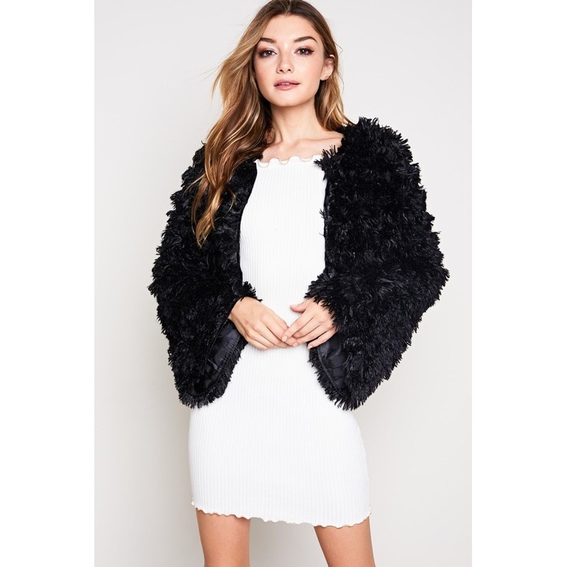 Blush clearance fuzzy jacket