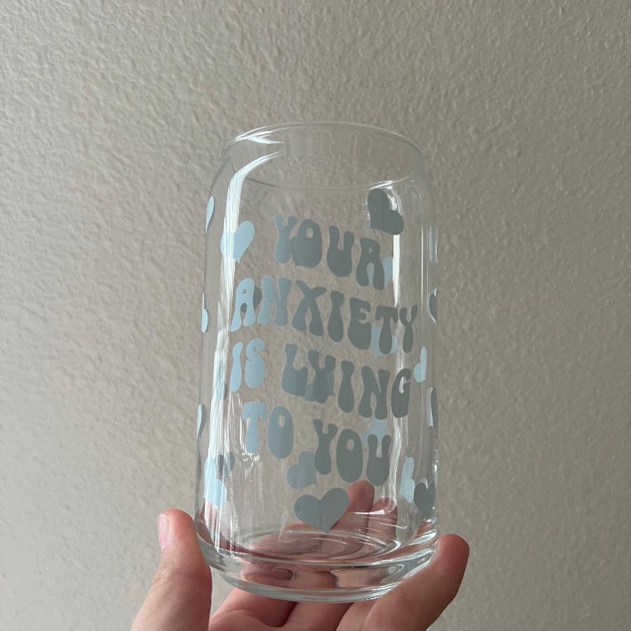 Easy Peasy 16oz Glass Cup