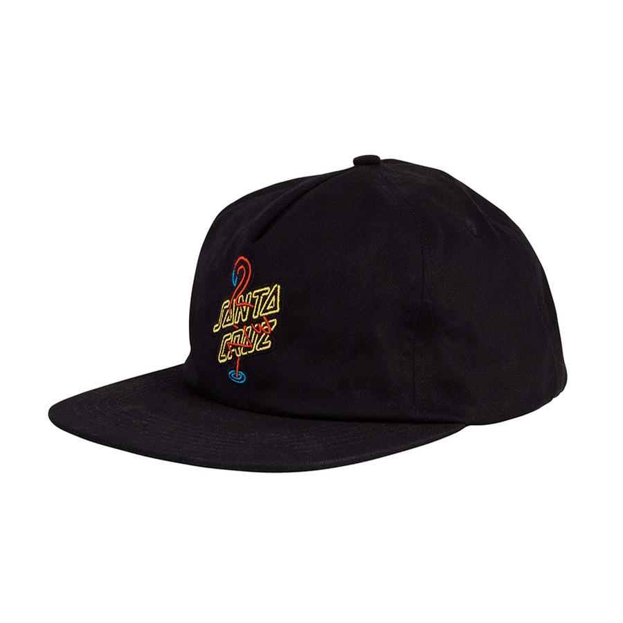 Santa Cruz Glow Snapback Unstructured Low Hat Accesories Hats at Tri ...