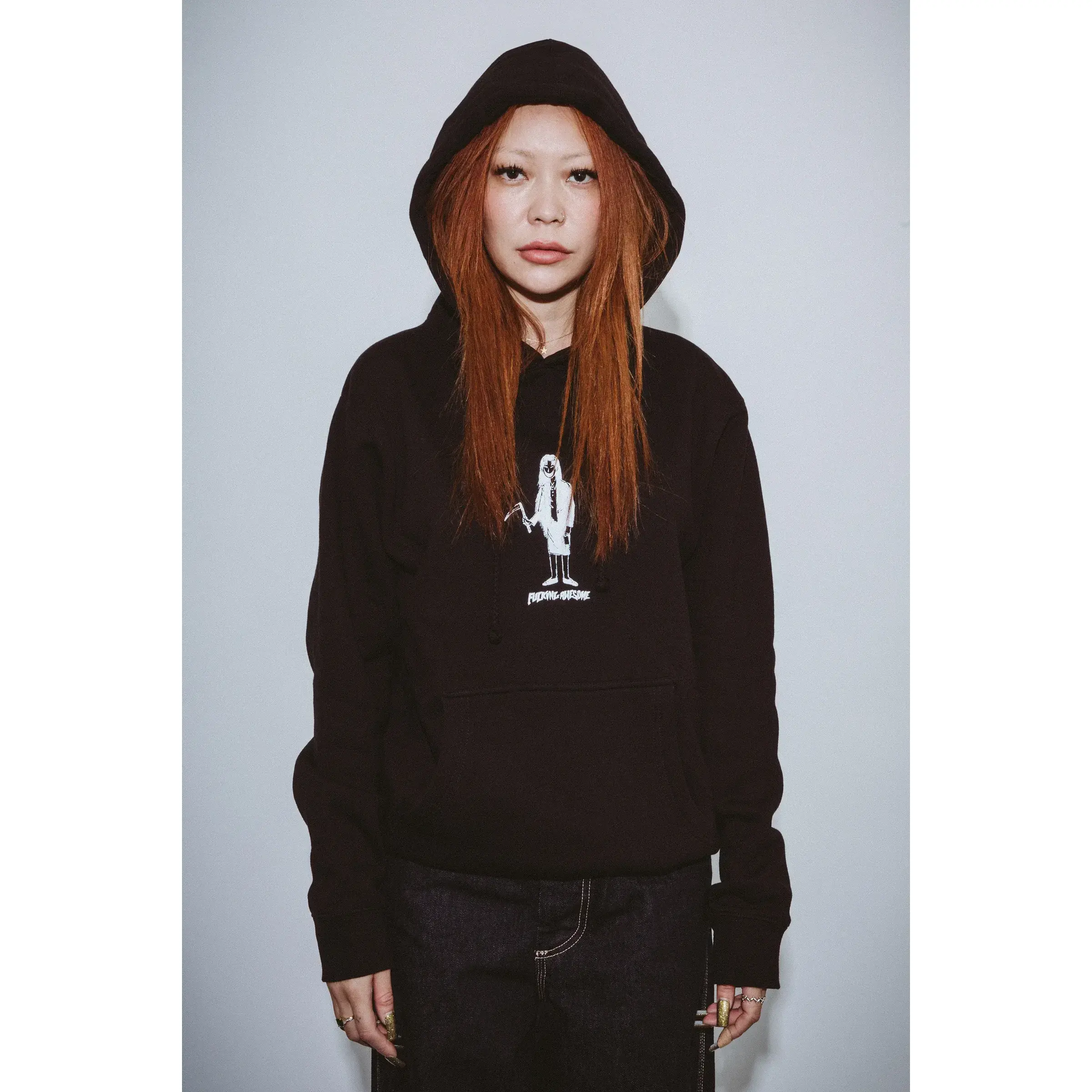 Fucking Awesome Reaper Girl Hoodie Fleece at Tri-Star Skateboards