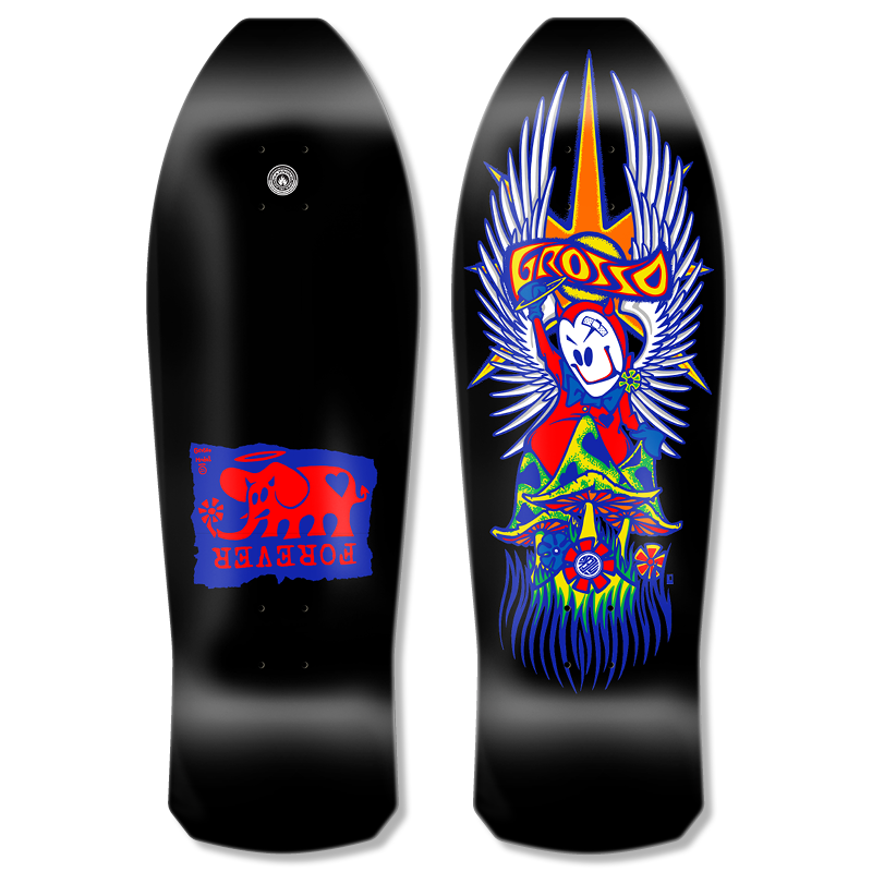 Black Label Grosso Forever 1989 Reissue Shaped Decks at Tri-Star Skateboards