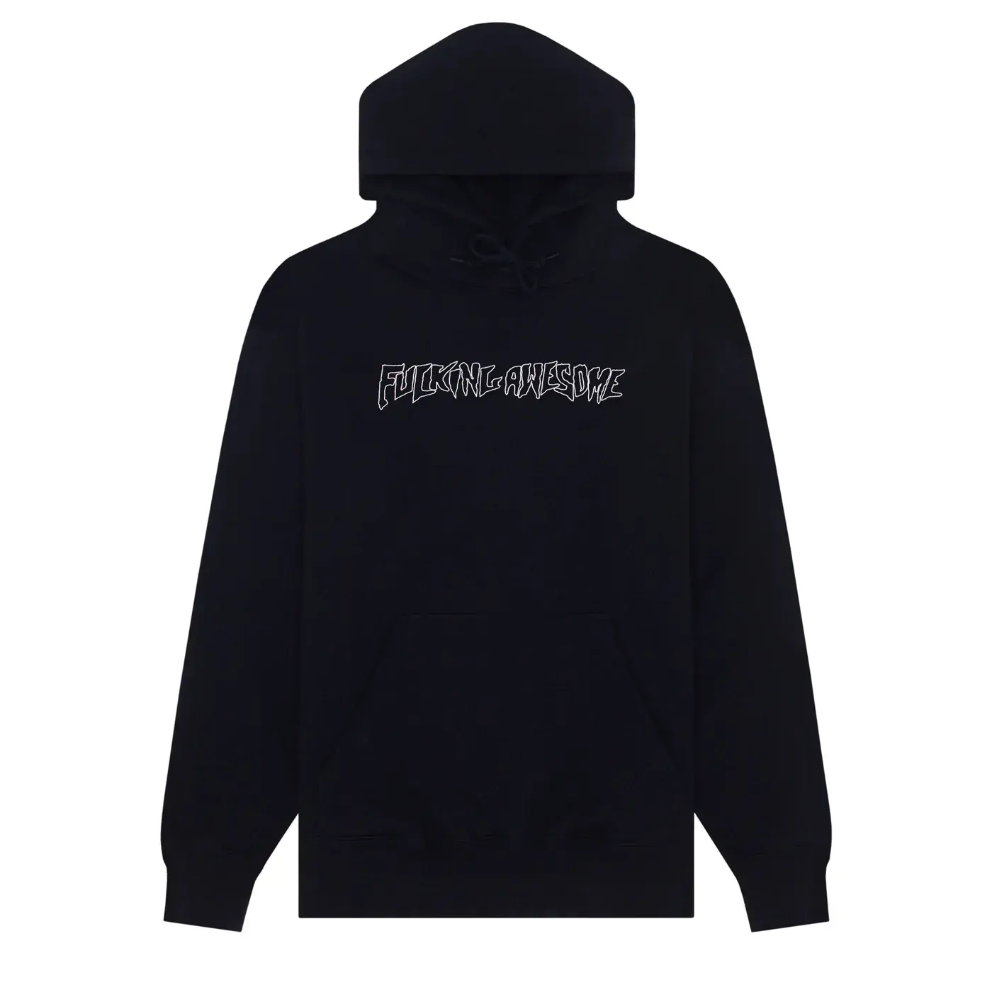 Fucking Awesome Outline Stamp Hoodie Fleece at Tri-Star Skateboards