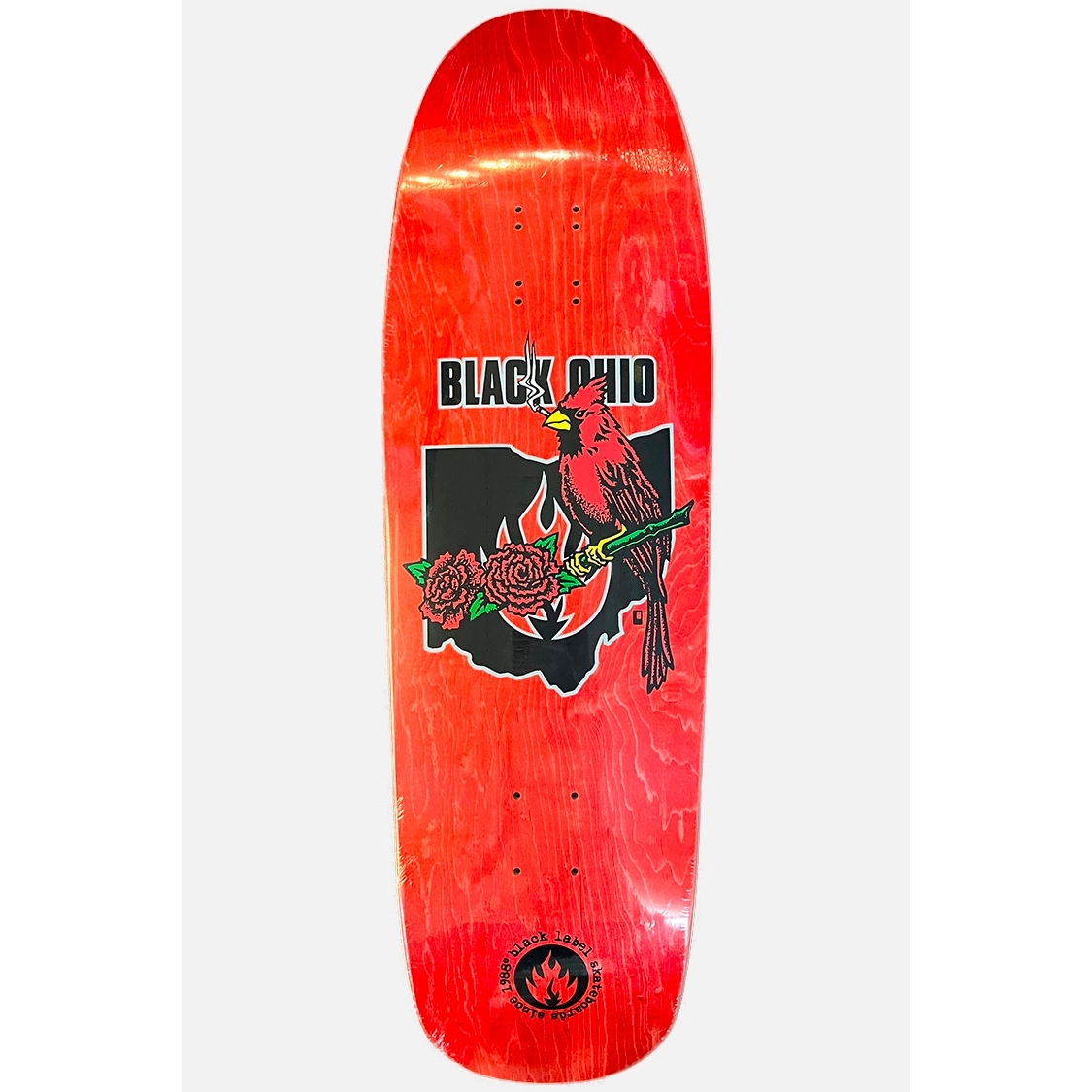Black Label Black Ohio Curb Nerd Shape Deck * BLEMISHED