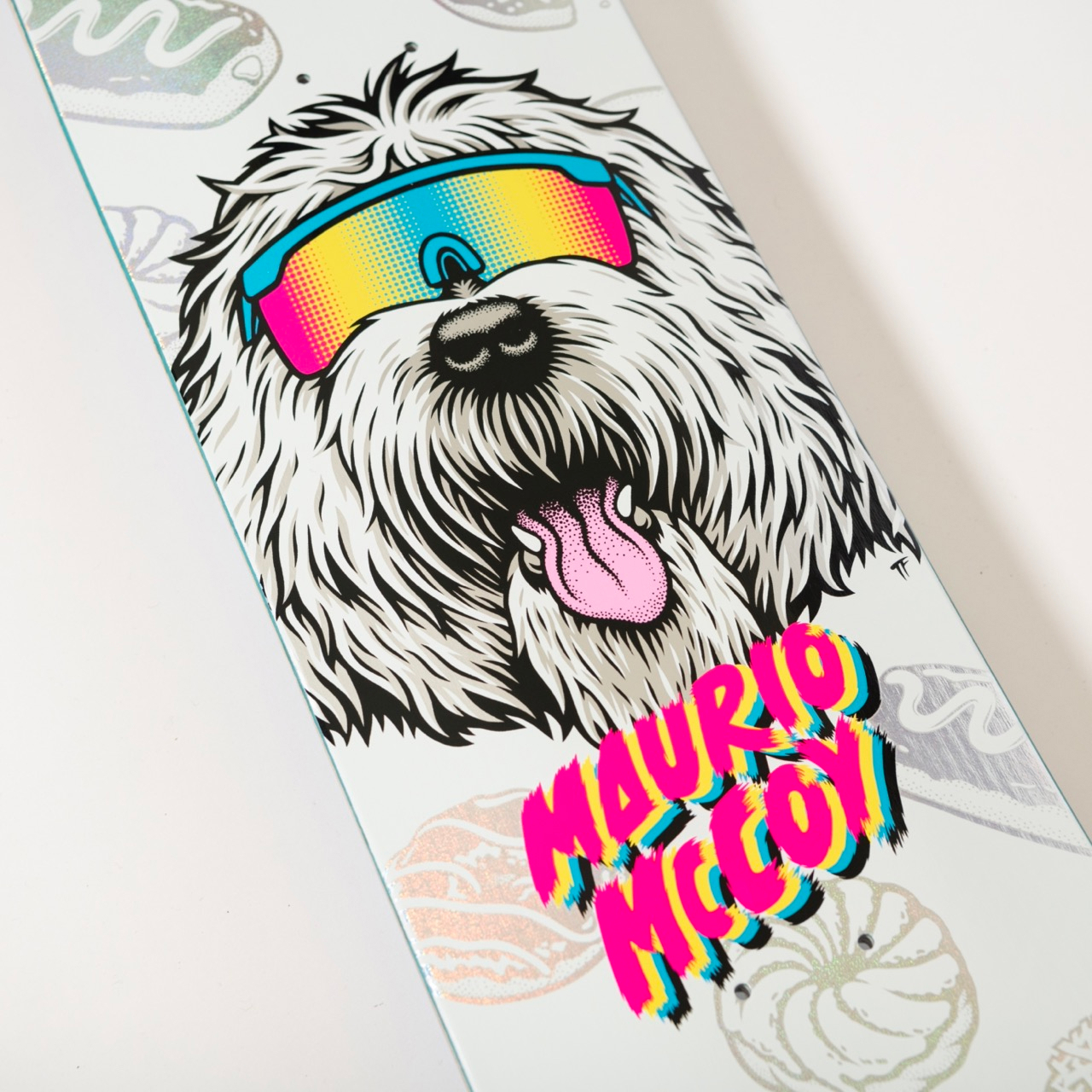 Santa Cruz McCoy Donut Dog VX Everslick Deck Decks Pop Shape