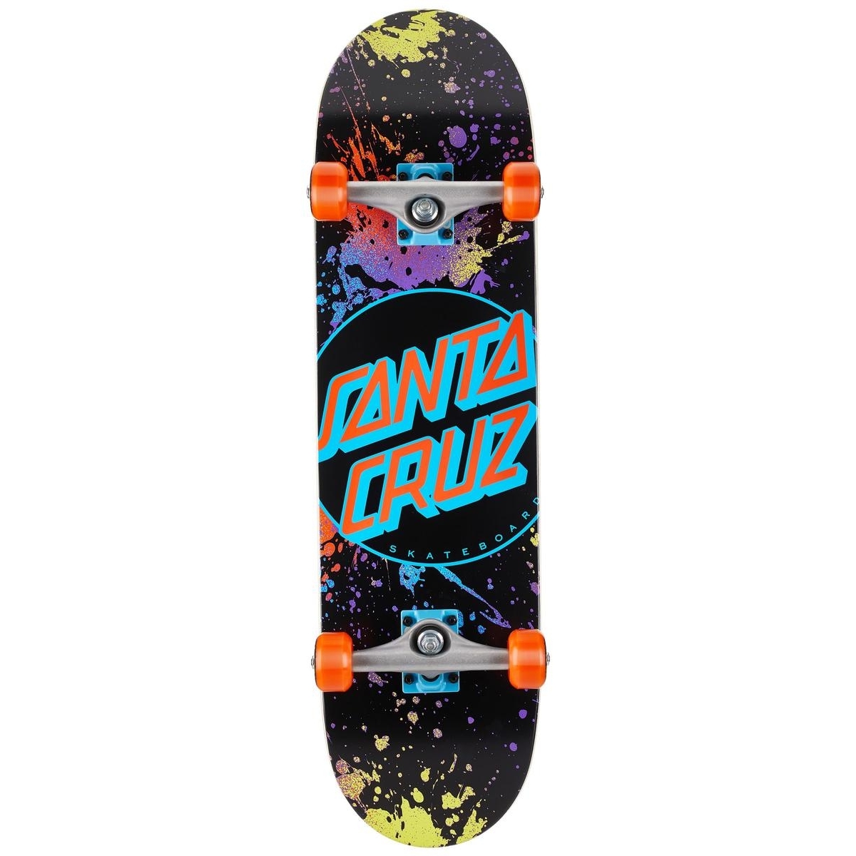 Santa Cruz Dot Splatter Large SK8 Complete Skateboard Completes at Tri ...