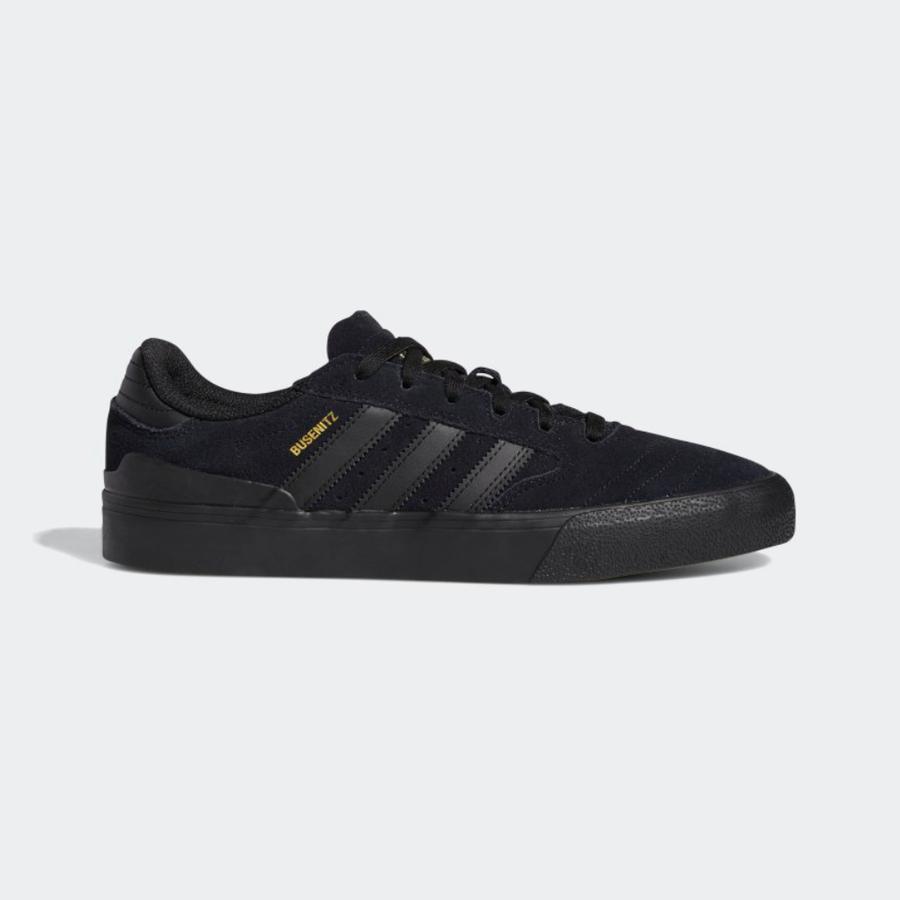 Adidas Busenitz Vulc II (Black/Black/Gum) Men at Underground Snowboards