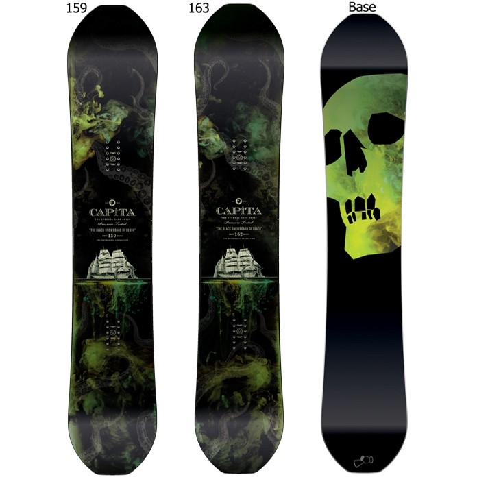 capita black snowboard of death 2017