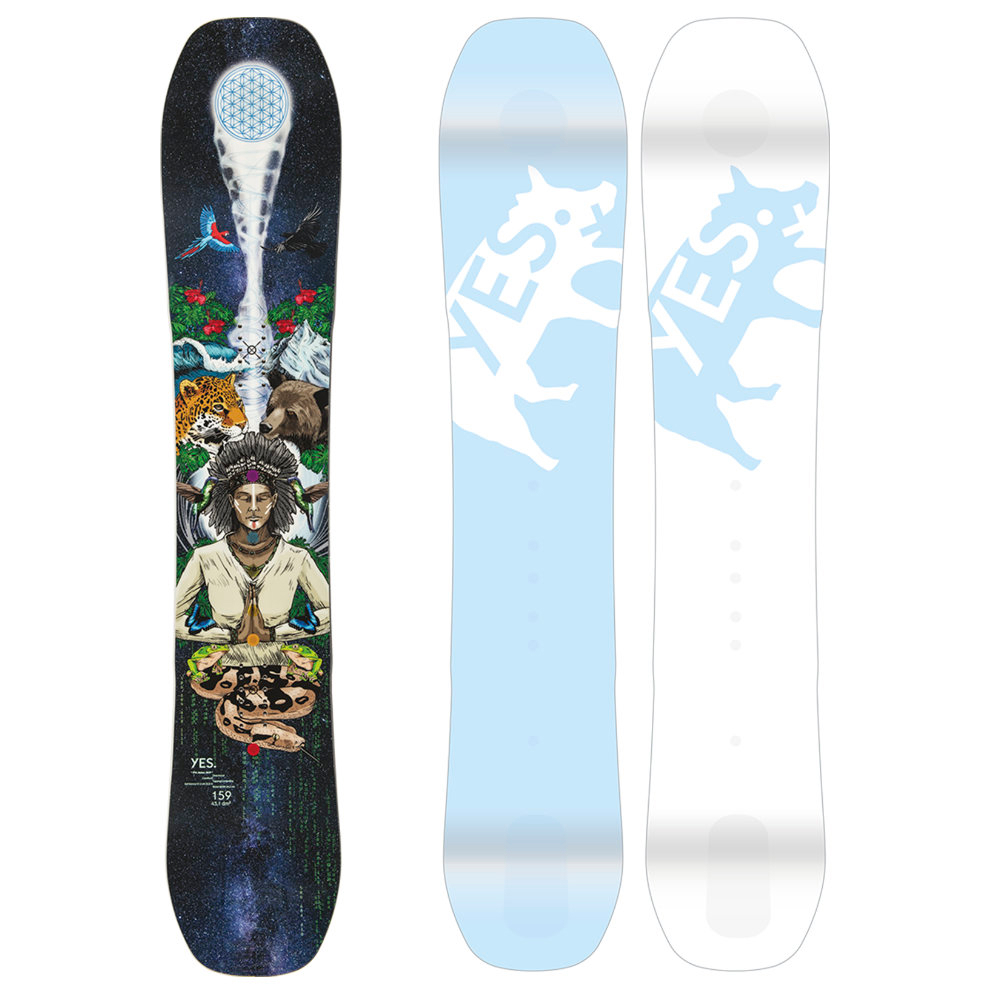 YES Snowboards PYL Uninc DCP (2023) Snowboards at Underground Snowboards