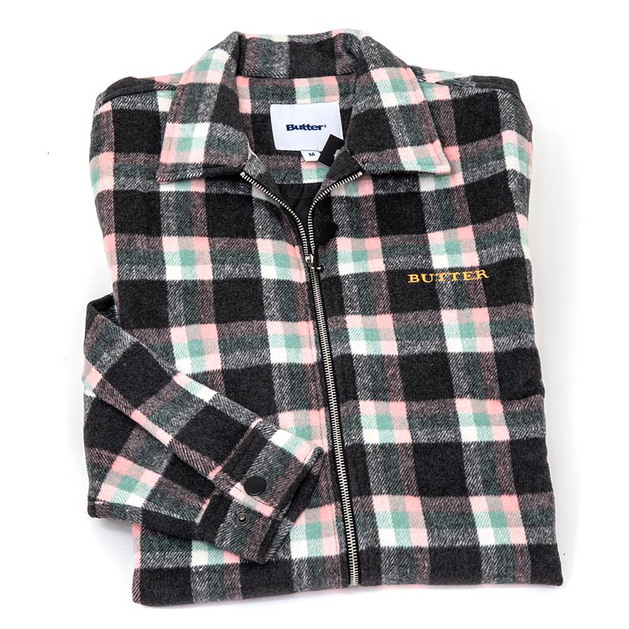 butter goods flannel plaid overshirt