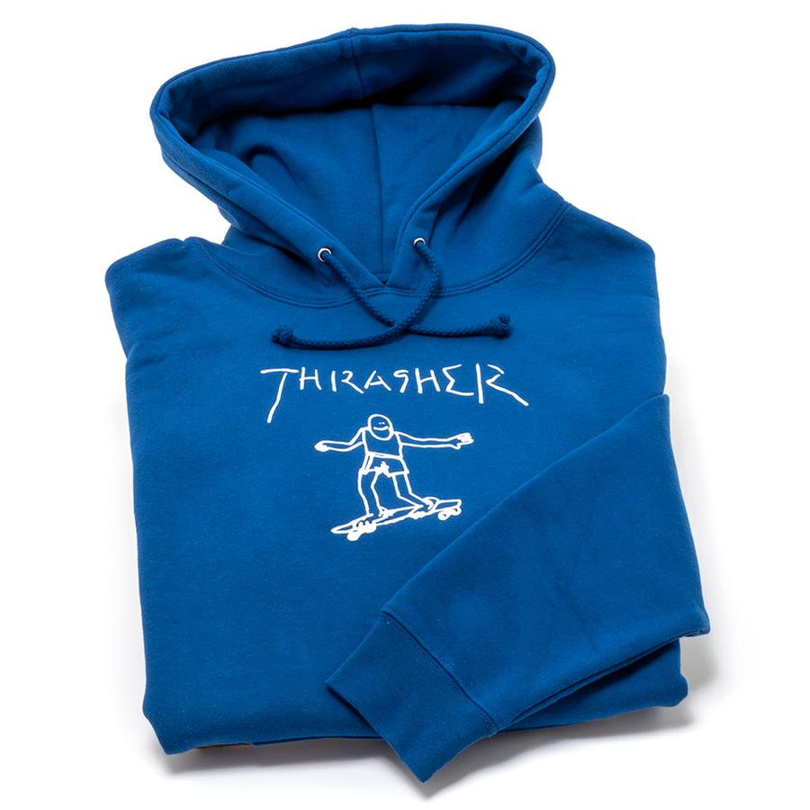 Thrasher Gonz Hood (Royal Blue) Hooded Sweatshirts at Uprise