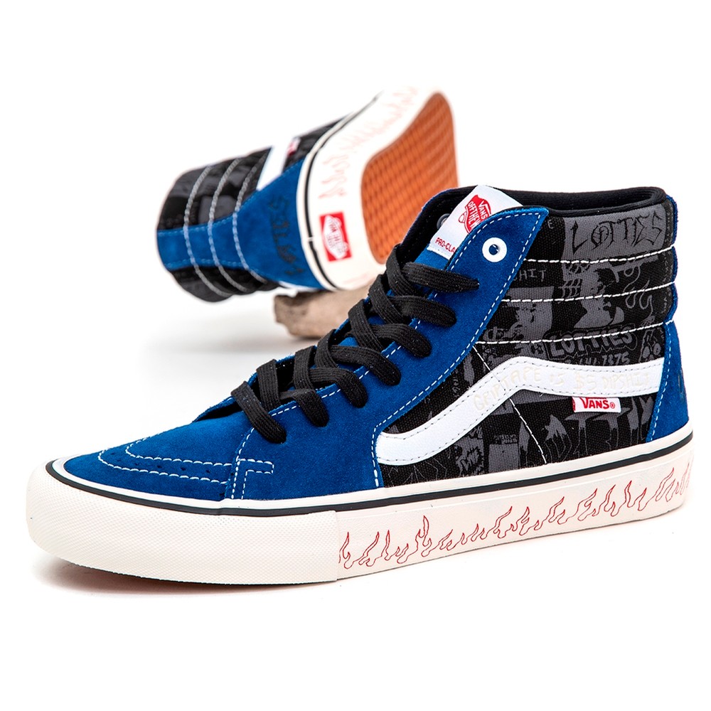 Vans Sk8-Hi Pro LTD (Lotties) Blue / Black VBU Men's Shoes at Uprise