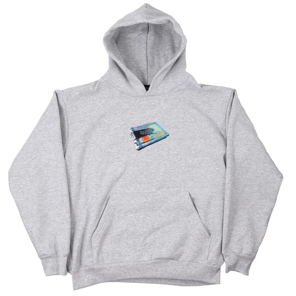 money grey hoodie