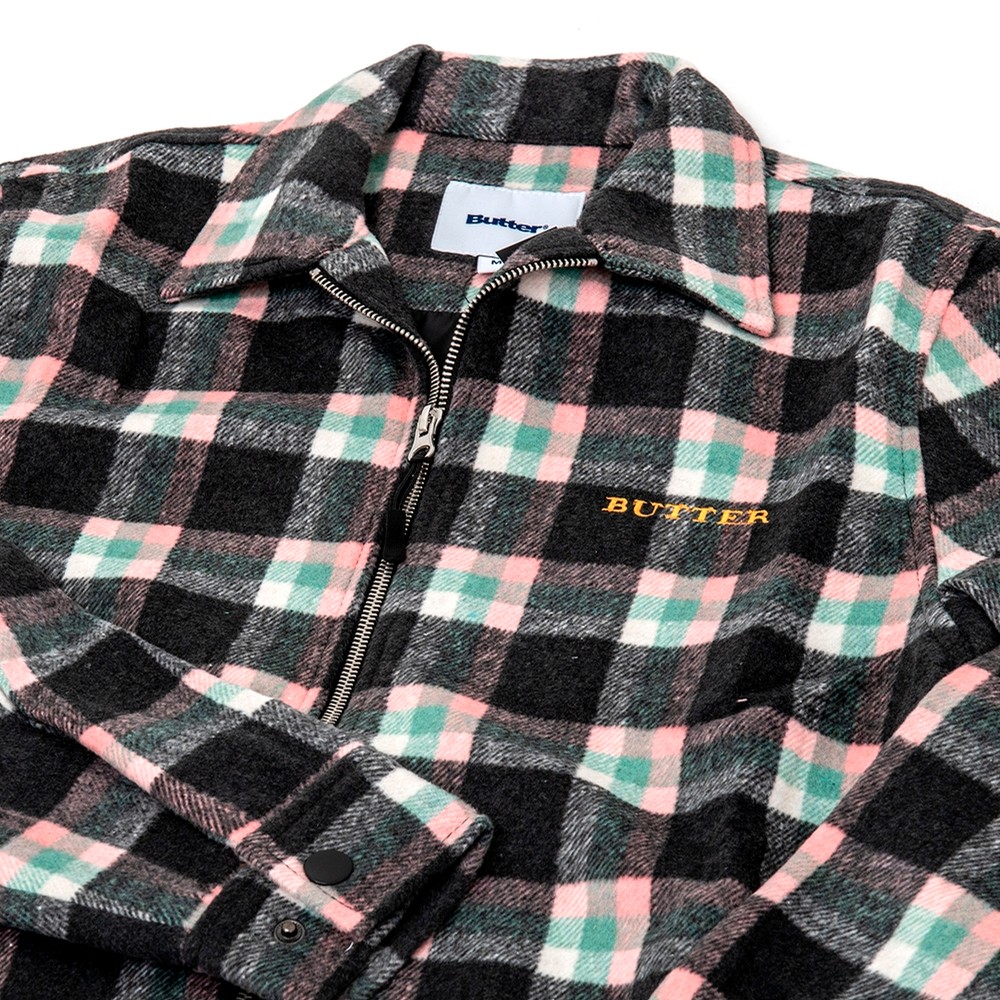 butter goods flannel plaid overshirt