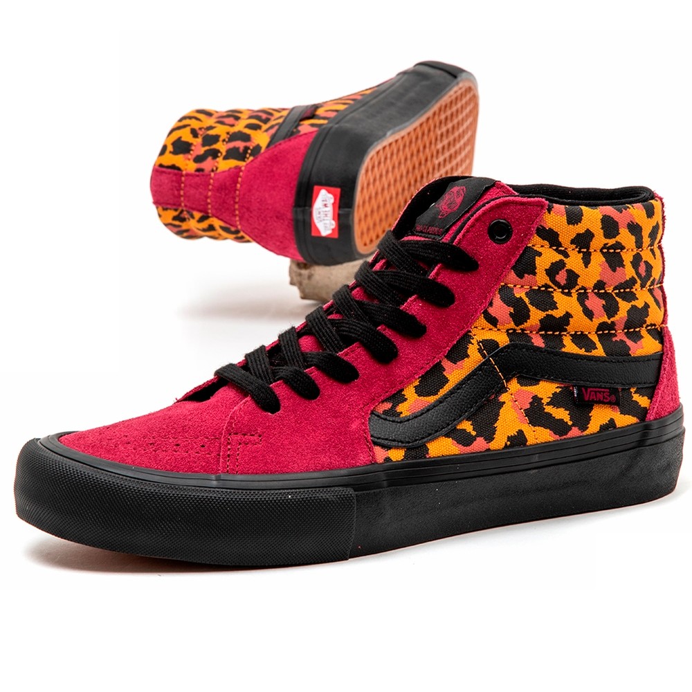 Vans Sk8-hi Pro (punk) Beet Red   Black Vbu Men's Shoes At Uprise