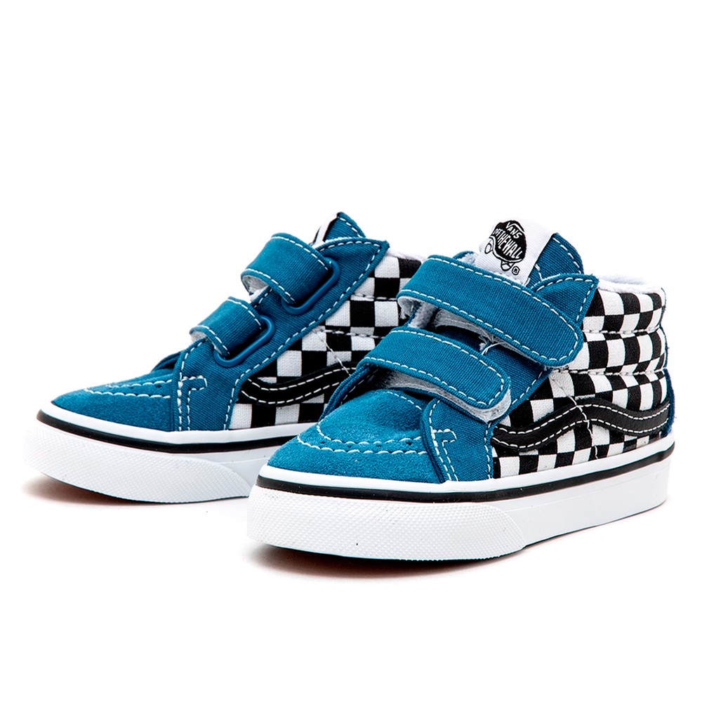 vans checkered mid