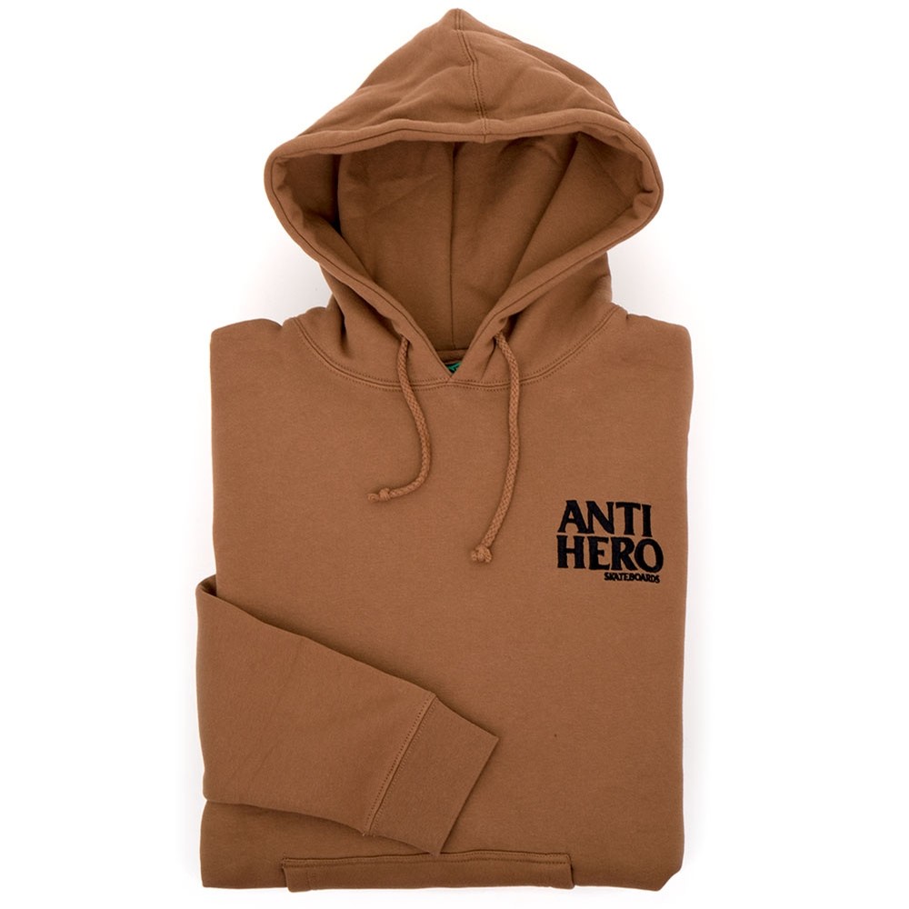 brown hooded sweatshirt