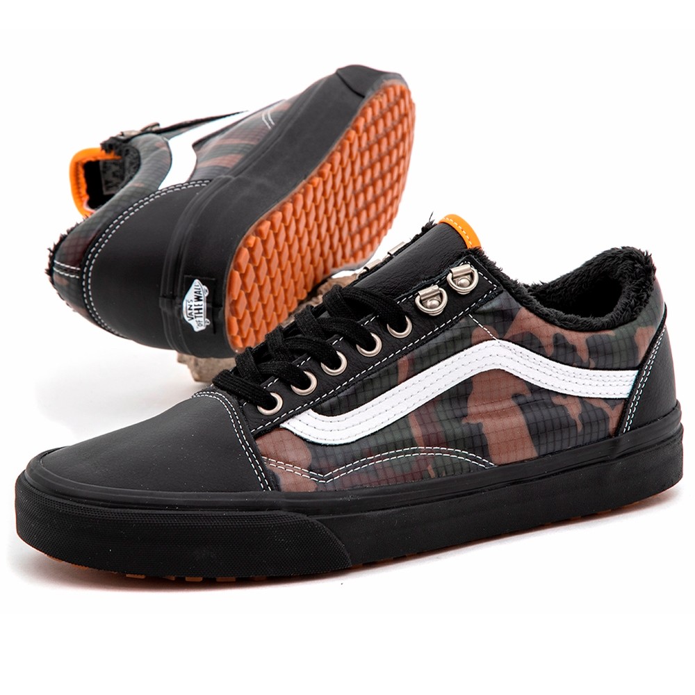 Vans Old Skool (MTE) Black / Camo VBU Shoes Men's Shoes at Uprise