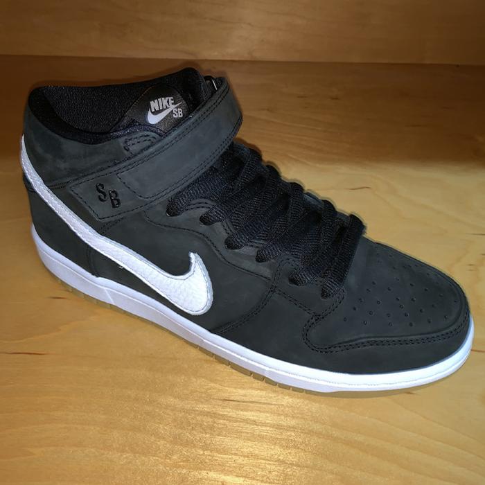 Nike SB Dunk Mid ISO (Black) Footwear Adult at Westside Tarpon