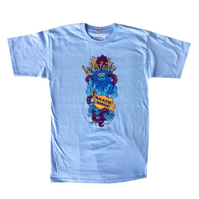 Westside Skateshop Neptune Tee Powder Blue Clothing Shirts at Westside ...