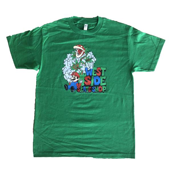 Westside Skateshop Power Up Tee (Green) Clothing Shirts at Westside Tarpon