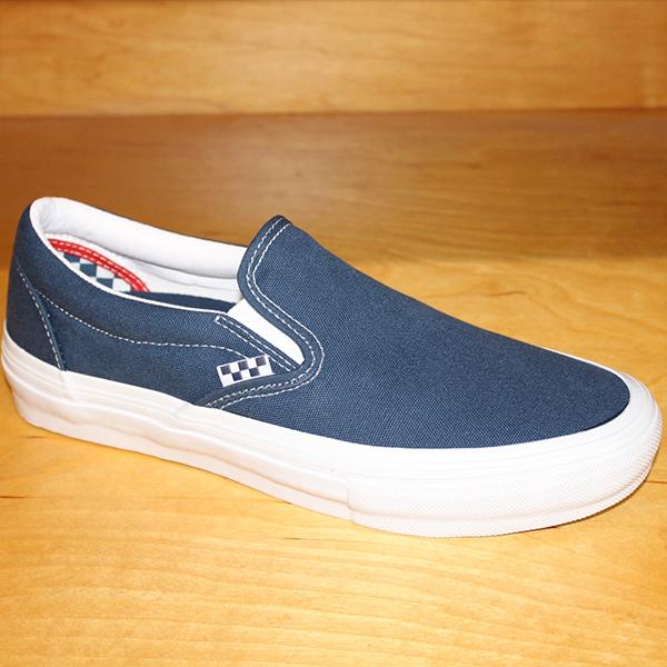 Vans Skate Slip-On (Wrapped Dark Denim) Footwear Adult at Westside Tarpon