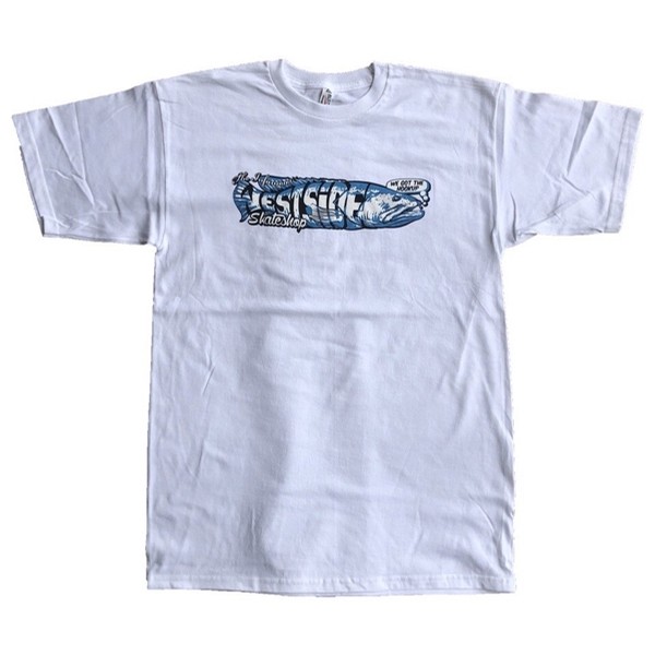 Westside Skateshop Grouper Tee (White) Clothing Shirts at Westside Tarpon