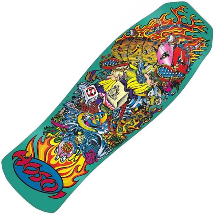 Santa Cruz Hosoi Collage Candy Mint Reissue Decks at Westside