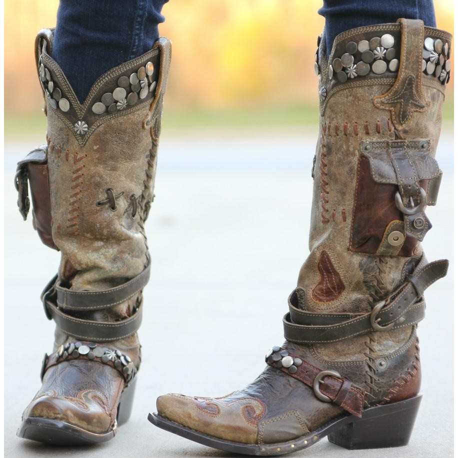 double d ranch frontier trapper boots