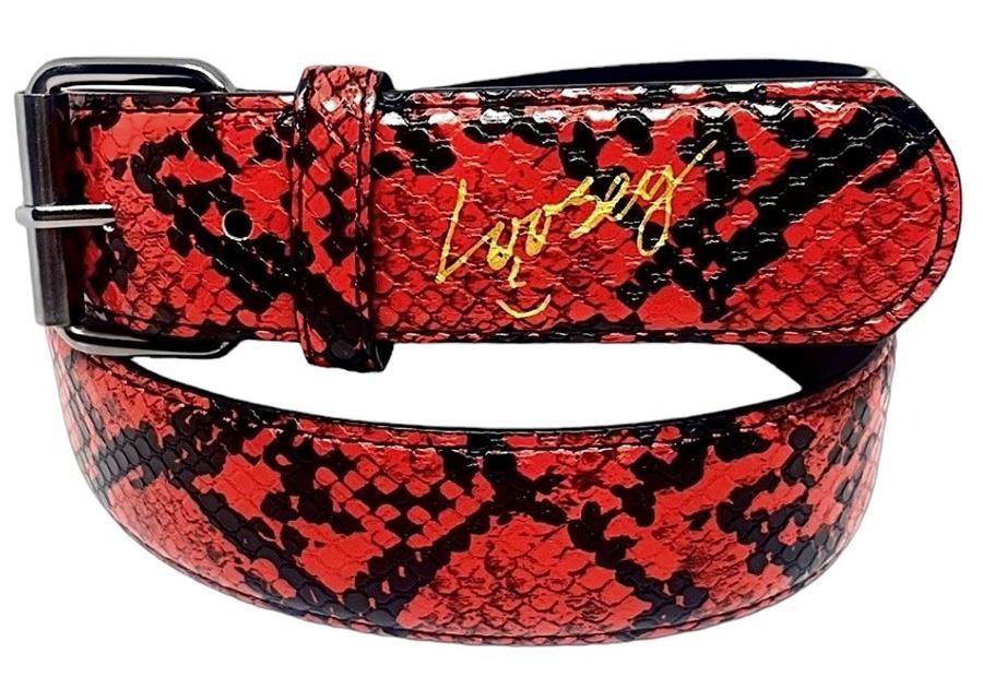 Loosey Slither Belt (Red) Accessories Belts at Tempe