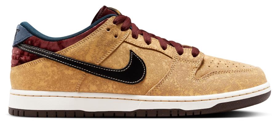 Nike sb dunk low black gold best sale