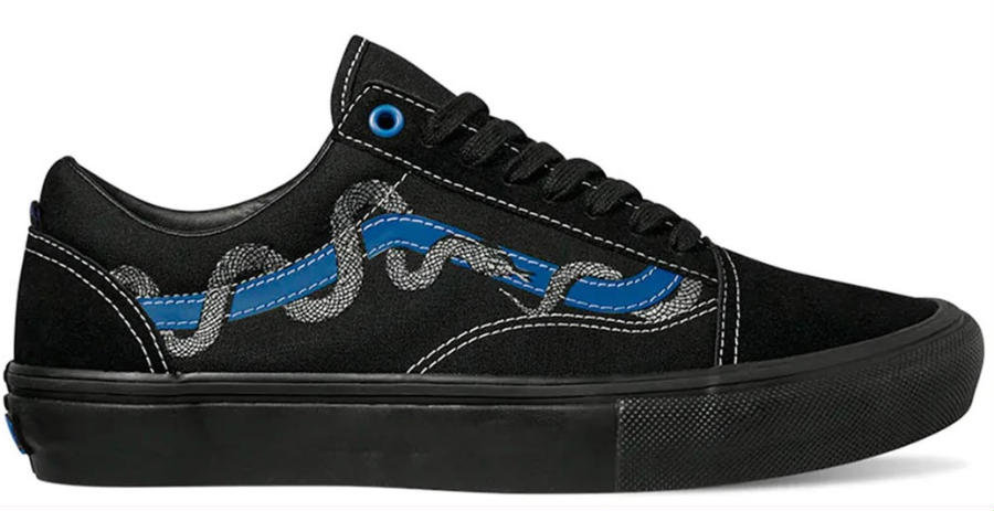 Vans Skate Old Skool Breeze Black & Blue Skate Shoes