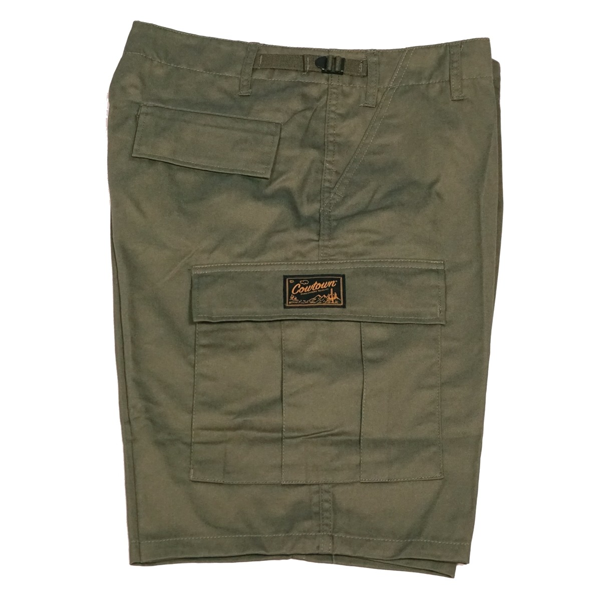 olive drab cargo shorts