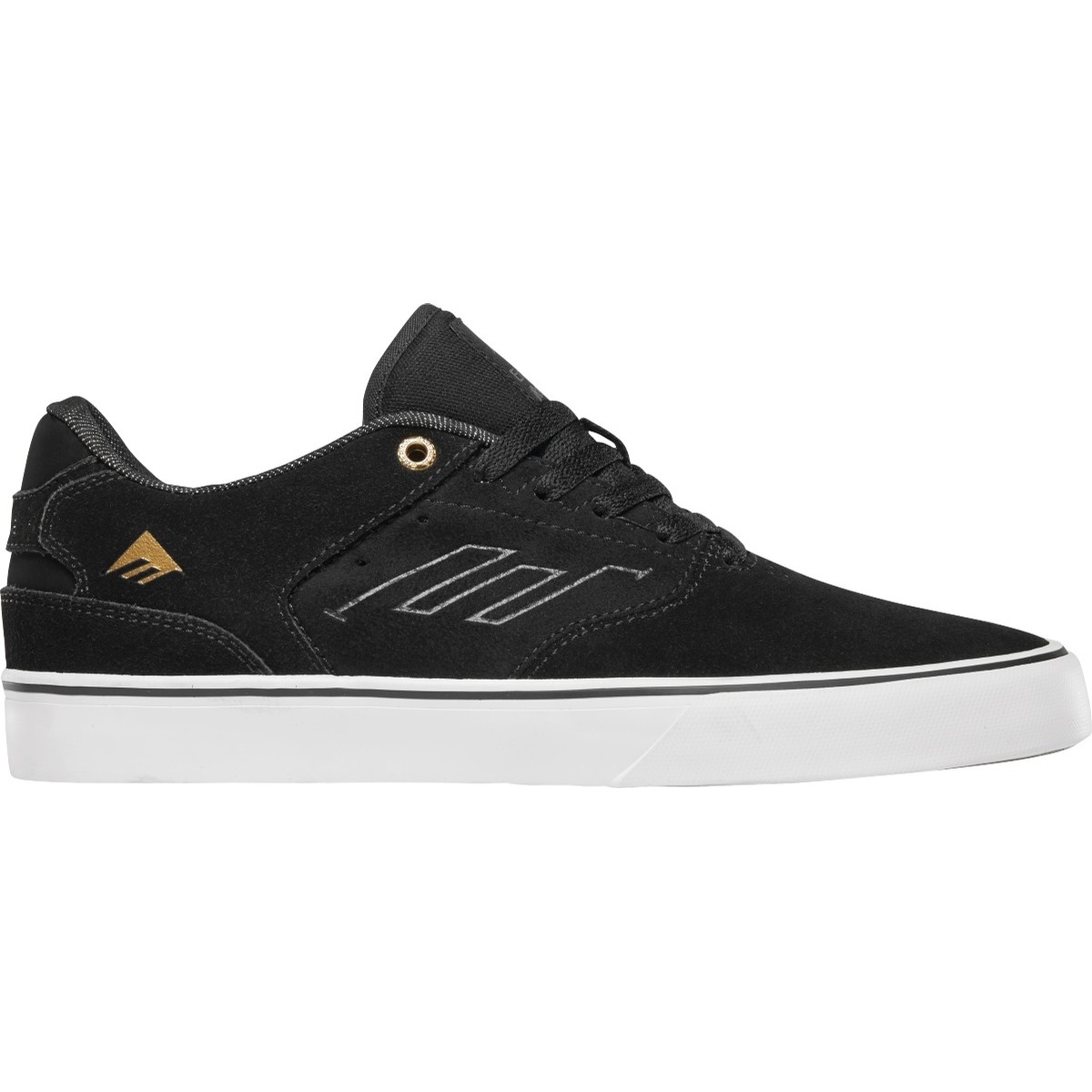 スケートボード エメリカ 2023 EMERICA THE LOW VULC BLACK/GOLD/WHITE-