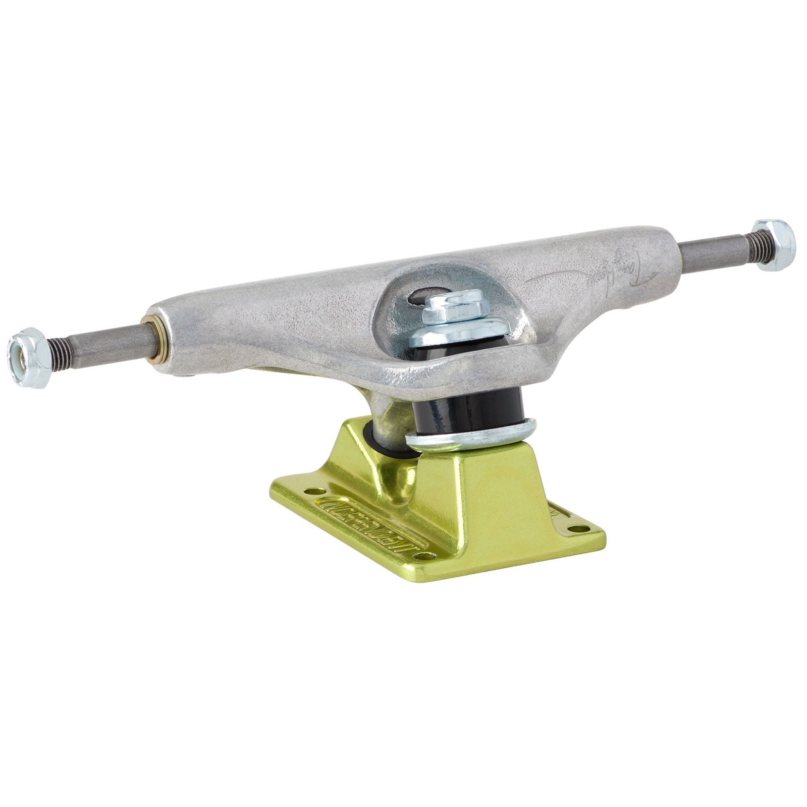 Independent Stage 11 Hawk Transmission Forged Hollow Truck (Silver/Green)  Trucks at Tempe