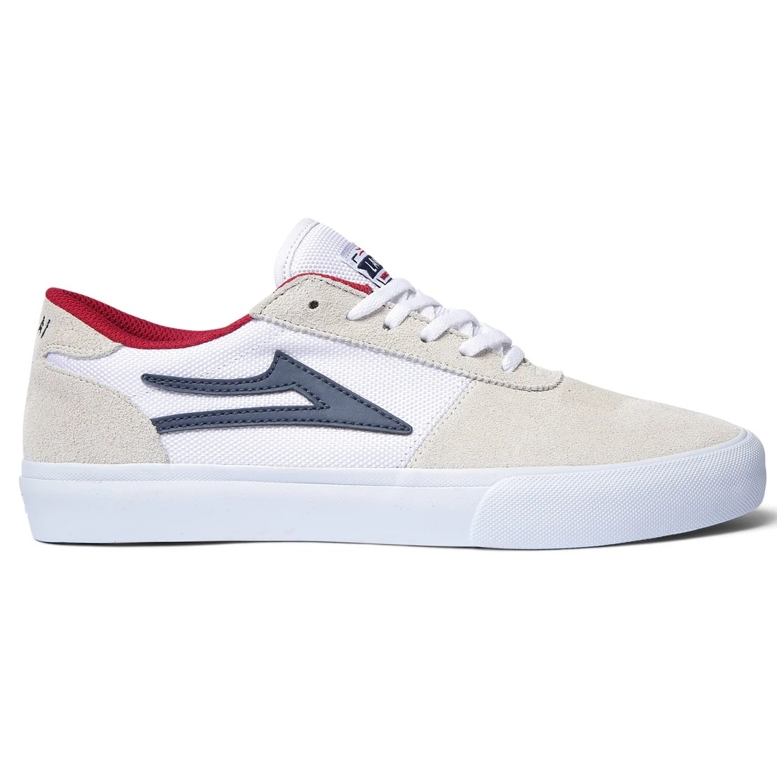 Manchester (White/Navy Suede)