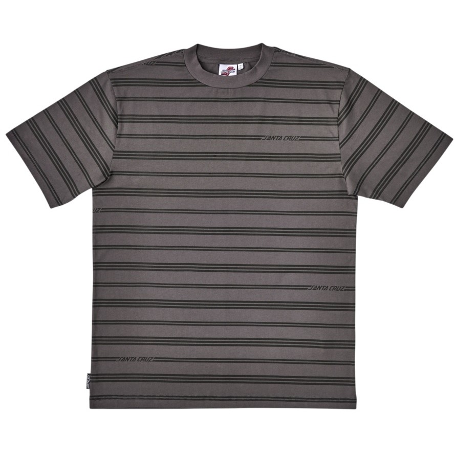 black stripe tee