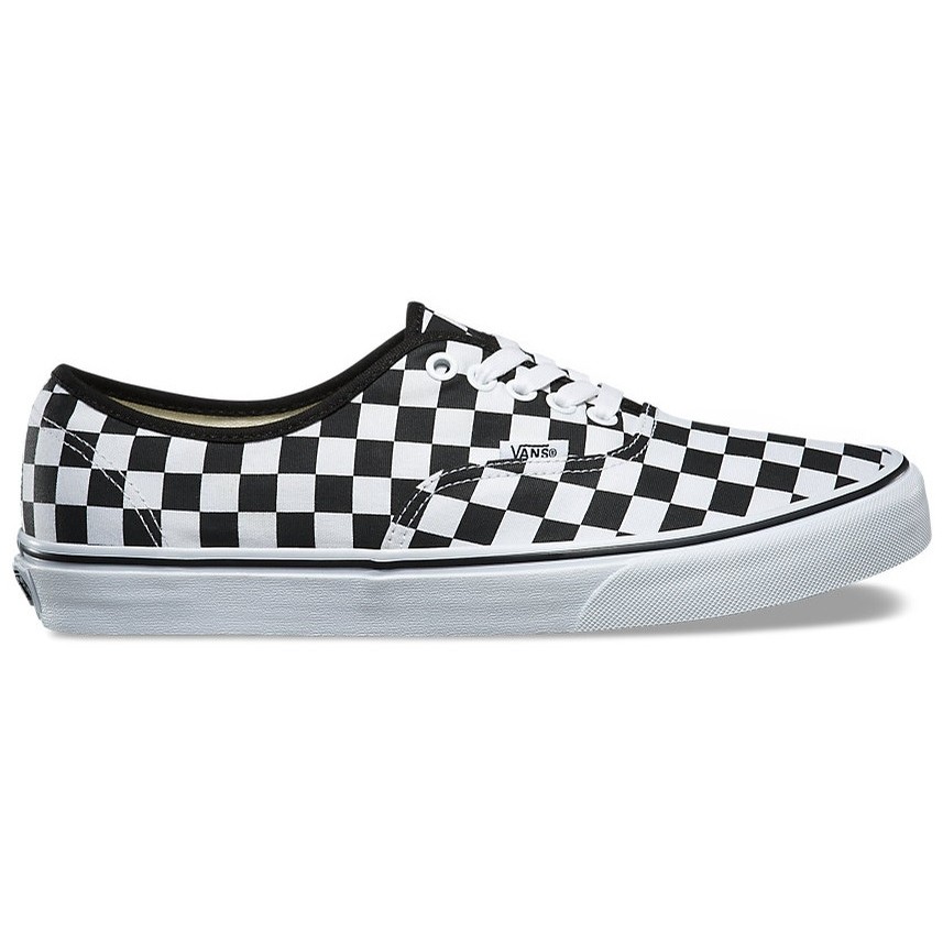 vans checkerboard black true white