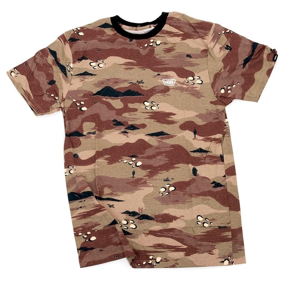 vans camo tee